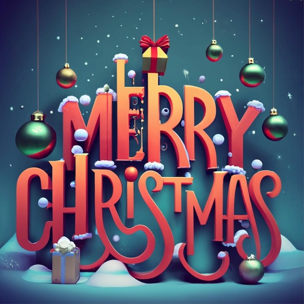 Premium AI Image Happy Christmas Day 2025