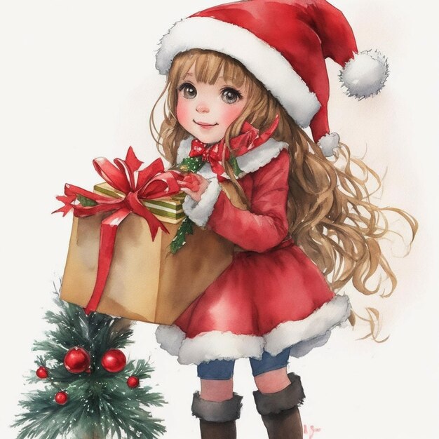 Счастливого Рождества красочный рождественский фон Рождественский подарок фон рождественская елка