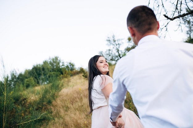 Happy couple outdoor