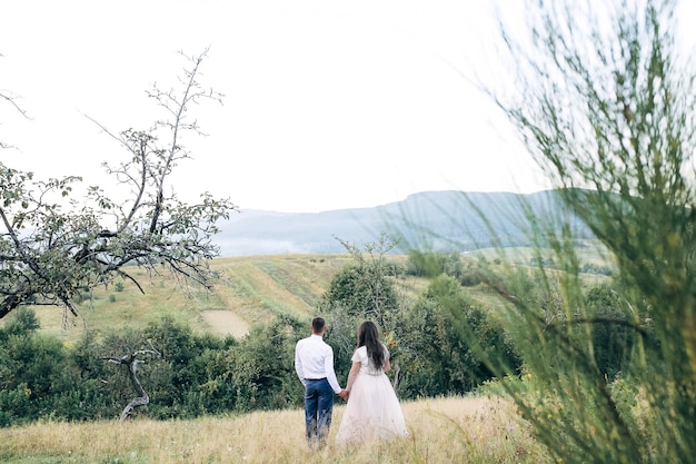 Happy couple outdoor