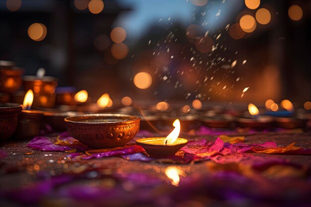 Happy Diwali Background and copy space