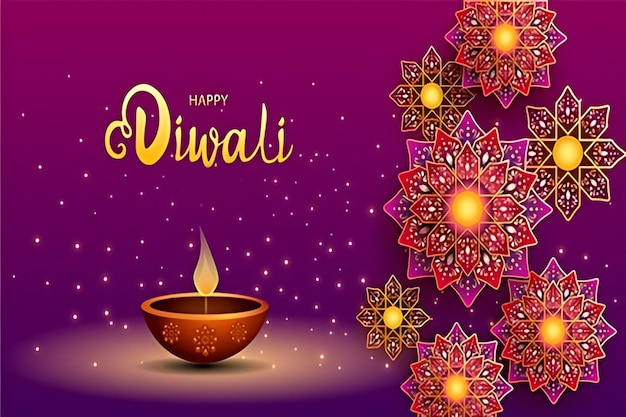 Happy diwali background