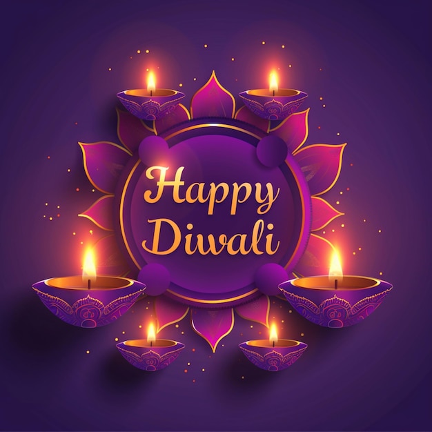 happy diwali banner design