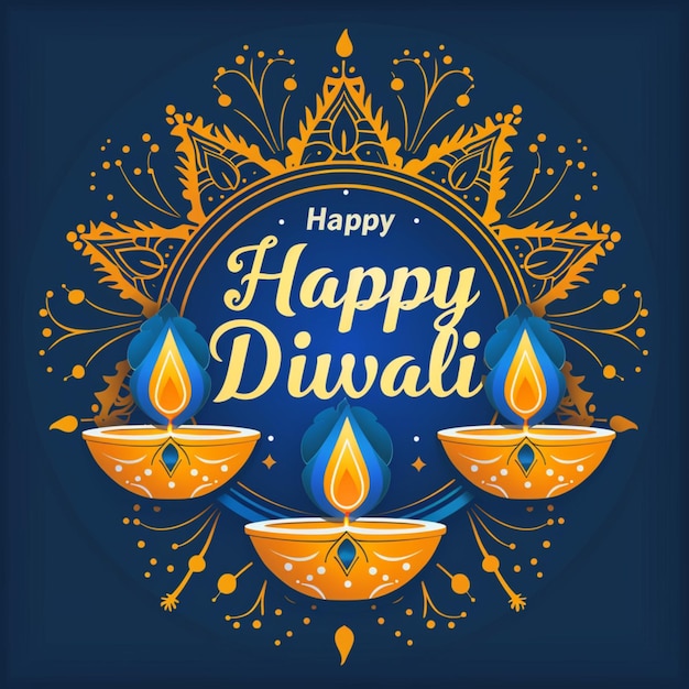 Happy Diwali banner design