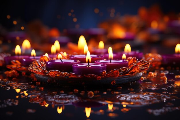 Foto buon diwali, festa delle candele.