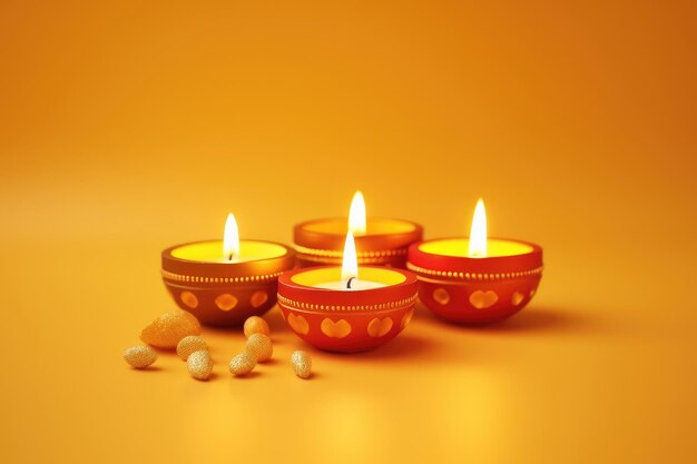 Foto buon diwali, festa delle candele.