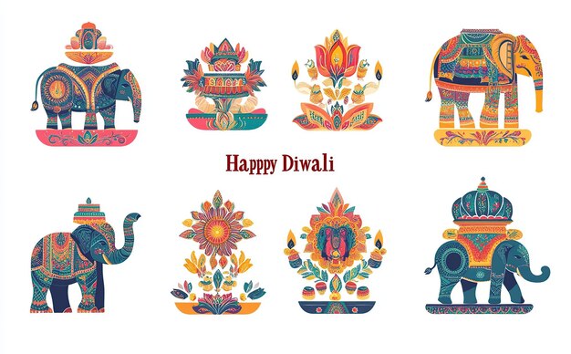 Photo happy diwali the festival of lights with oil lamp diwali holiday background