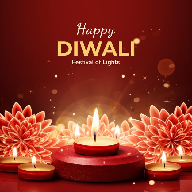 Happy Diwali Festival Poster Design