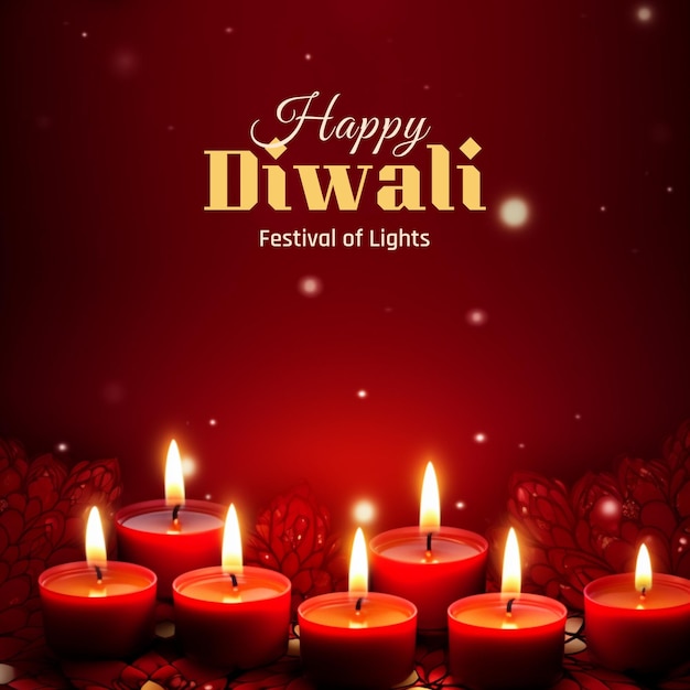 Happy Diwali Festival Poster Design