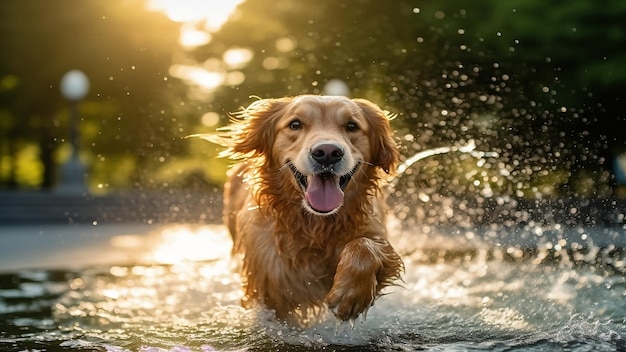 幸せな犬