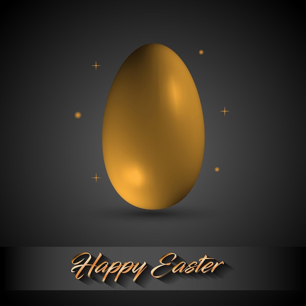 Фото Счастливый пасхальный фон с красочным яйцом для элегантных открыток или приглашений на мероприятия