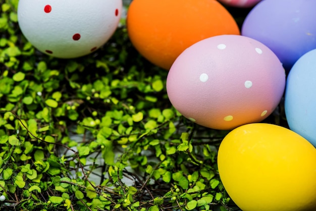 ハッピーイースターの日、ウサギと卵、世界中のクリスチャンが祝う