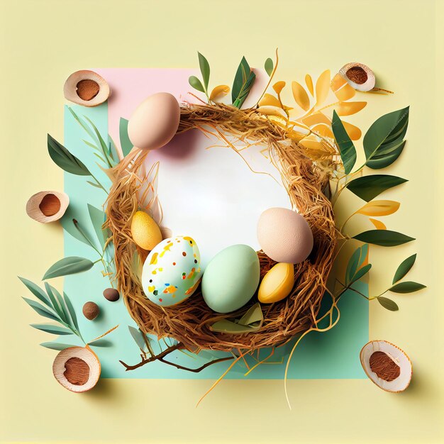 Happy Easter Day Concept