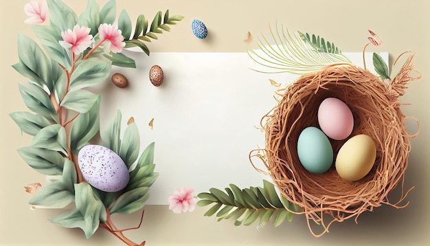 Happy Easter Day Concept