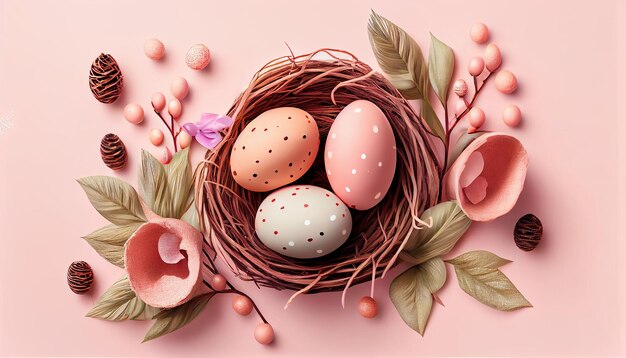 Happy Easter Day Concept