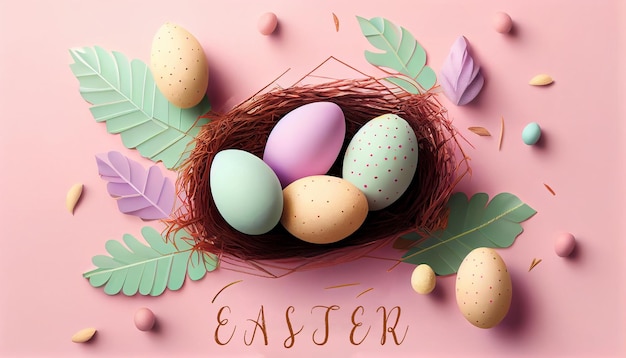 Happy Easter Day Concept