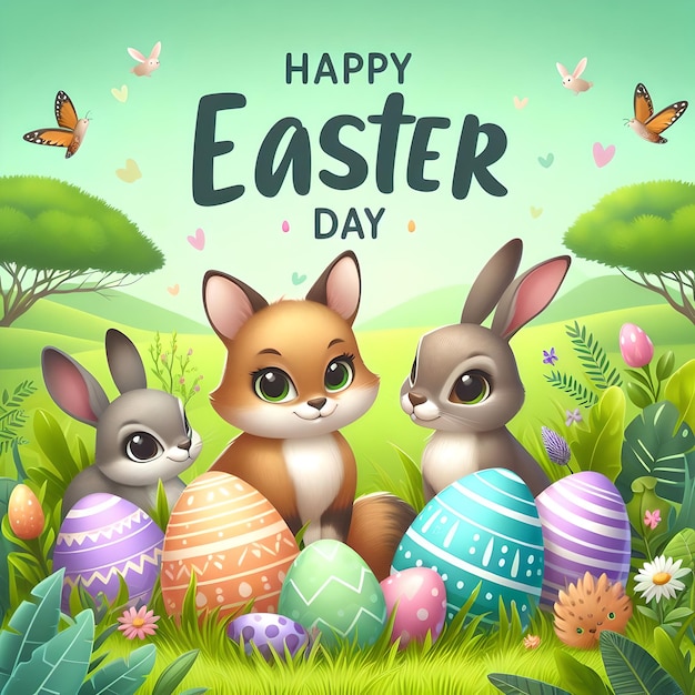 Happy Easter Day Poster