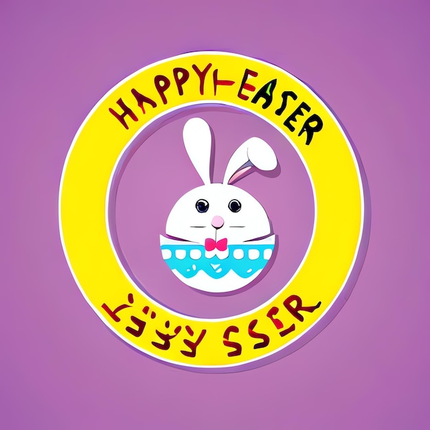 Photo happy easter easter eggs easter celebration