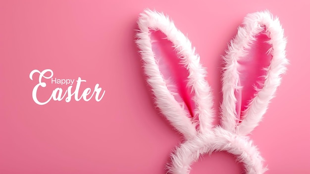 Happy Easter greeting card for Easter celebration Festive decoration holiday concept