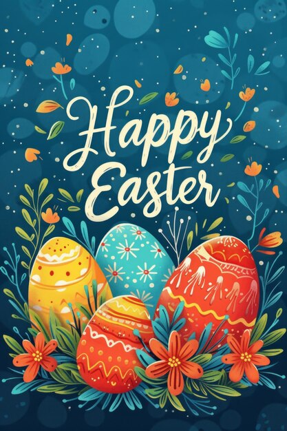 Happy Easter Greeting card