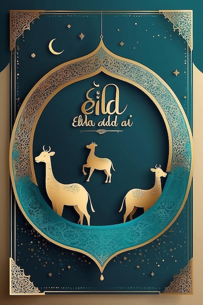 Happy eid al adha poster