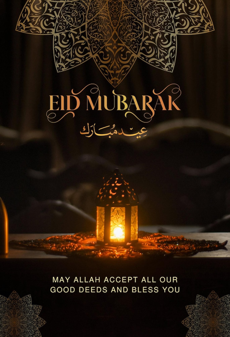 Photo happy eid mubarak may the festival of breaking the fast put all the magic of love amp happiness tog