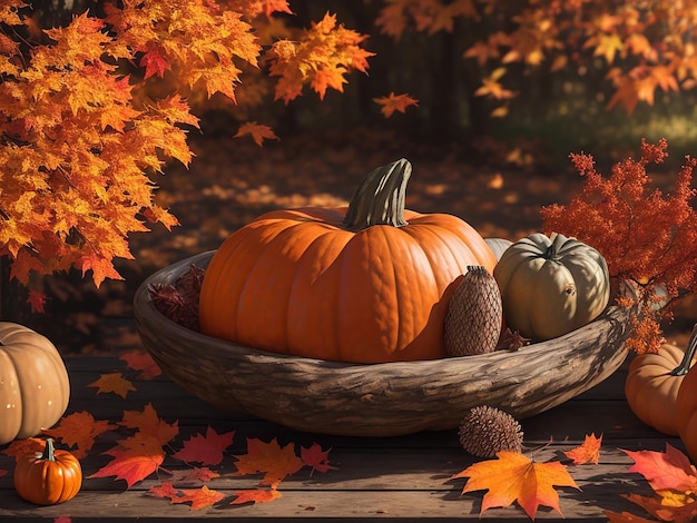 Happy fall and Hello autumn background