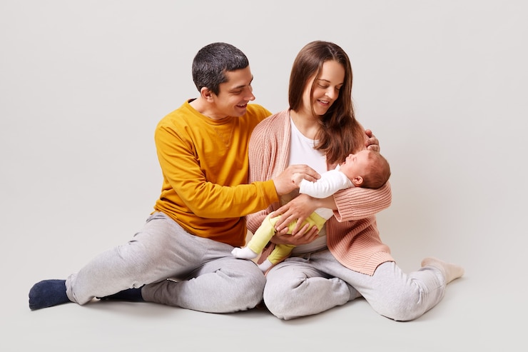 Photo happy family concept