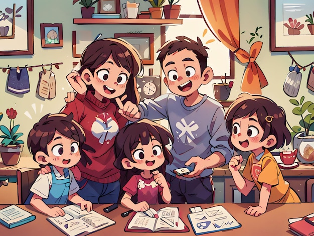 a happy family