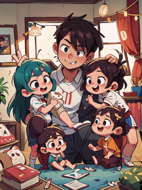 a happy family