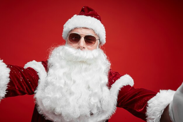 Photo happy fashion santa