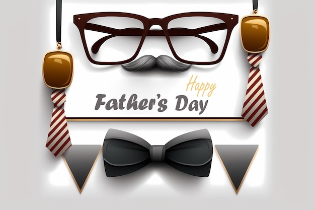Happy Father's Day poster promotieboekje ansichtkaart Vaderdag inscriptie