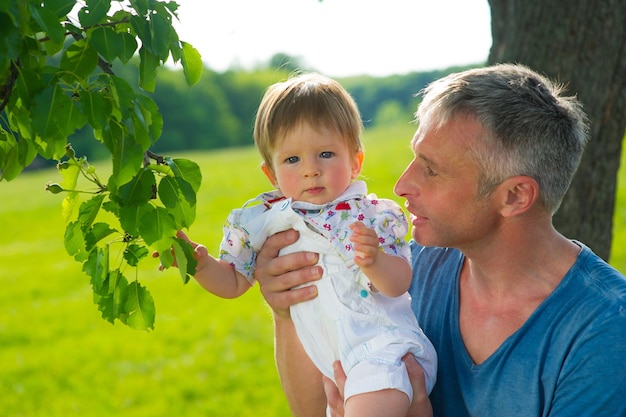 Happy father.