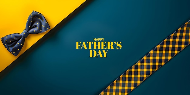 Photo happy fathers day design banner