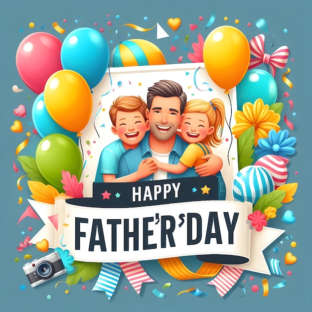Premium Photo | Happy fathers day