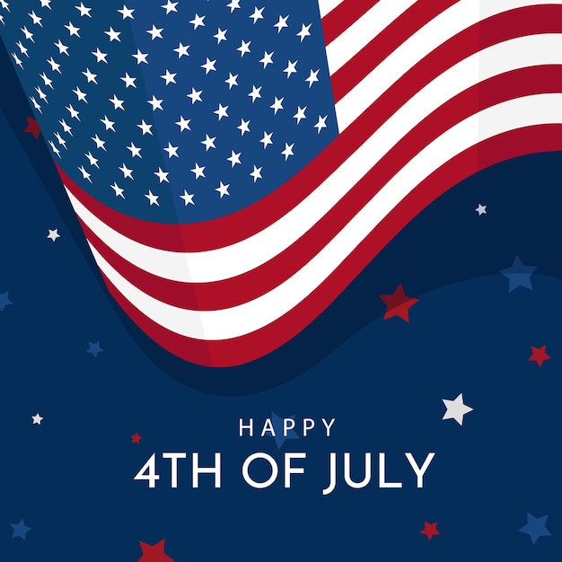 Happy fourth of july celebration