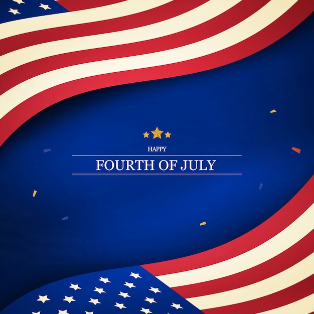 Happy fourth of july celebration