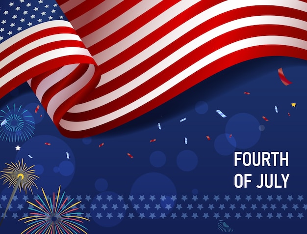 Happy fourth of july celebration