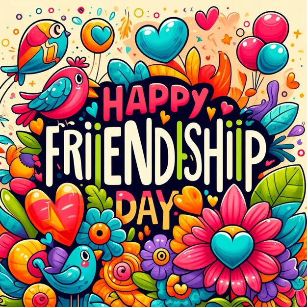 Happy Friendship Day Celebrating