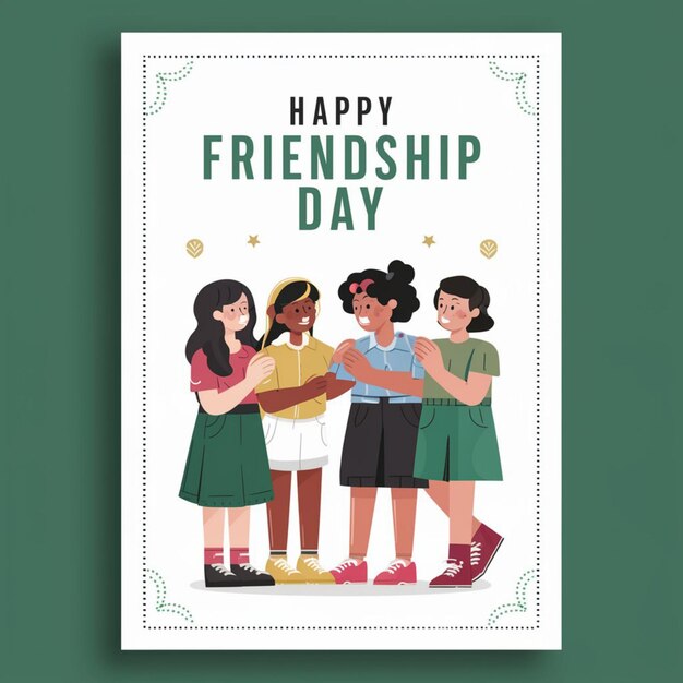 Happy Friendship Day Poster Design