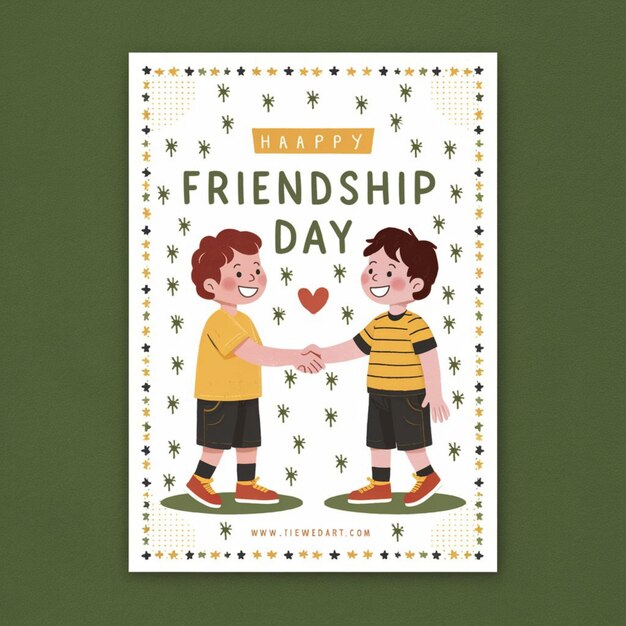 Happy Friendship Day Poster Design