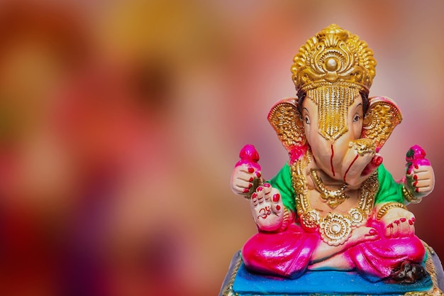 행복한 Ganesh Chaturthi 힌두교 신 Ganesha