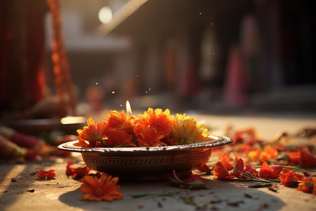 Photo happy gudi padwa a joyous celebration of marathi new year ushering in happiness renewal and cultural traditions embracing festive spirit and new beginnings with family and cultural pride