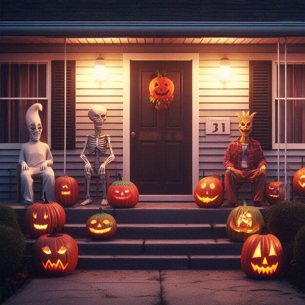 Happy Halloween 3D images