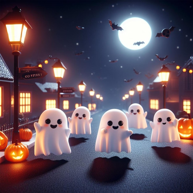 Happy Halloween 3D images