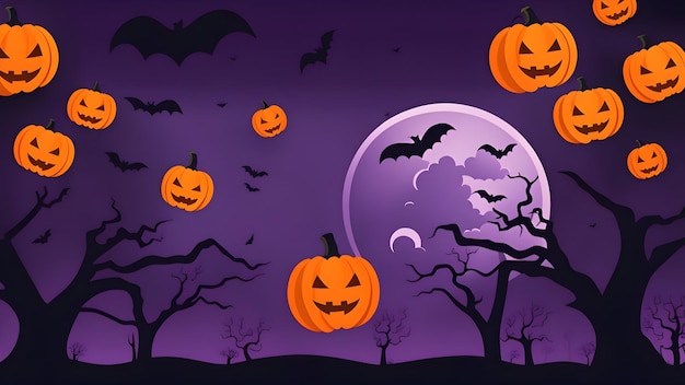 Happy Halloween Background Illustration