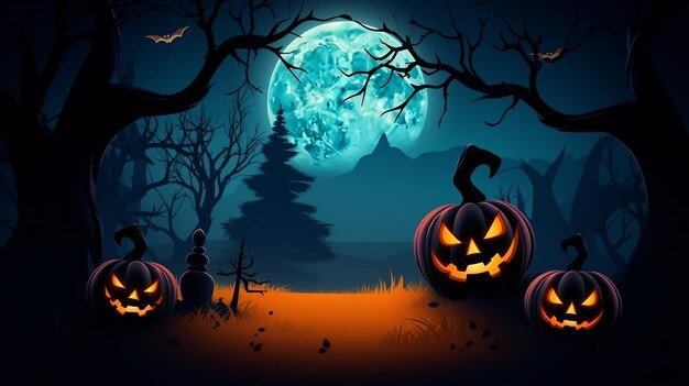 Happy halloween background