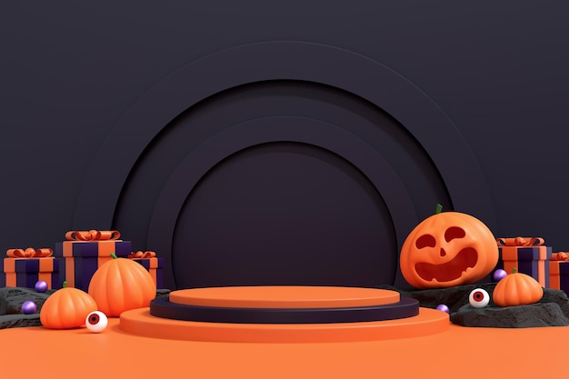 Photo happy halloween banner design