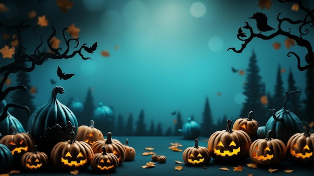 Happy Halloween banner or party invitation back ground