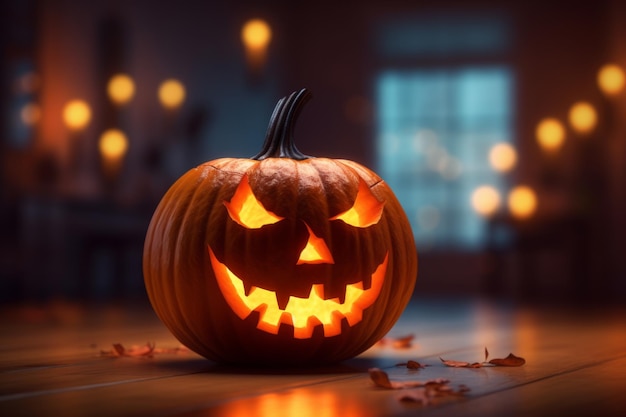 Счастливый Хэллоуин Джек О фонарь оранжевая тыква страшно жуткий жуткий вырезание злая улыбка злой